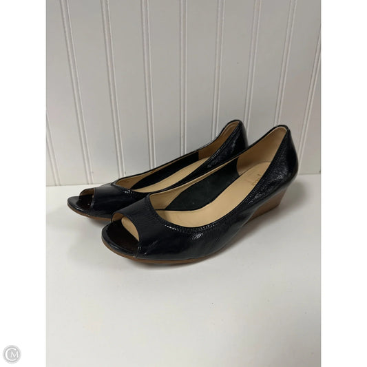 Shoes Heels Wedge By Cole-haan In Black, Size: 9.5