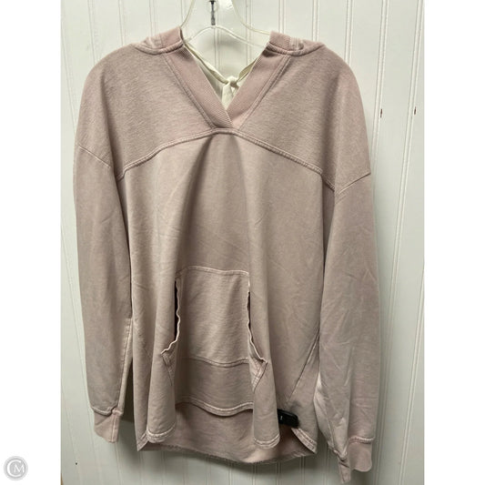 Sweatshirt Hoodie By Jane And Delancey In Pink, Size: L