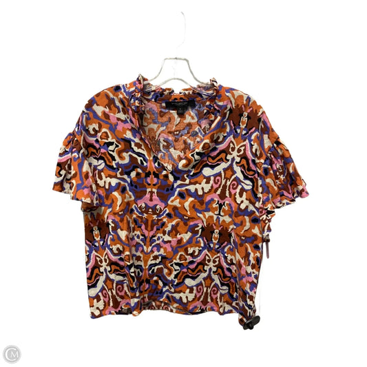 Top Short Sleeve By Marc New York In Multi-colored, Size: M