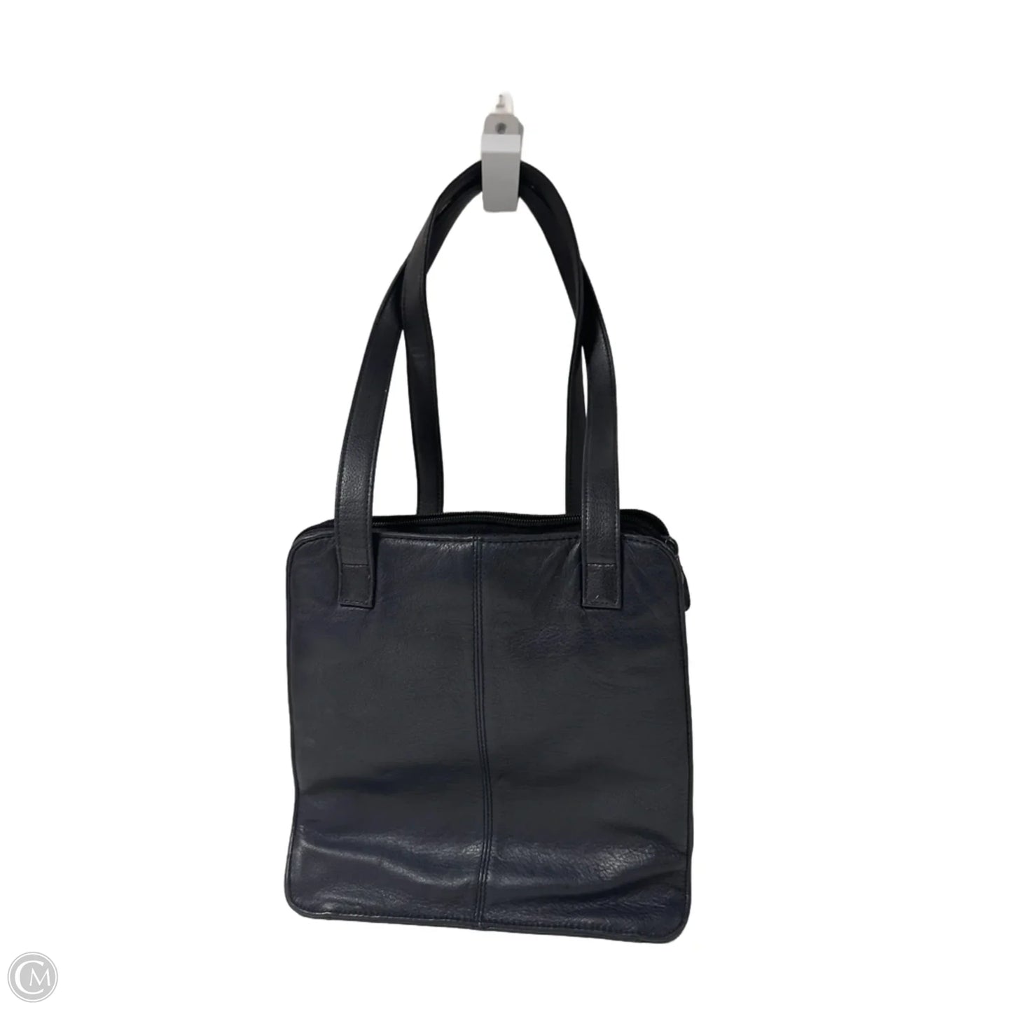 Handbag Leather By Liz Claiborne, Size: Medium