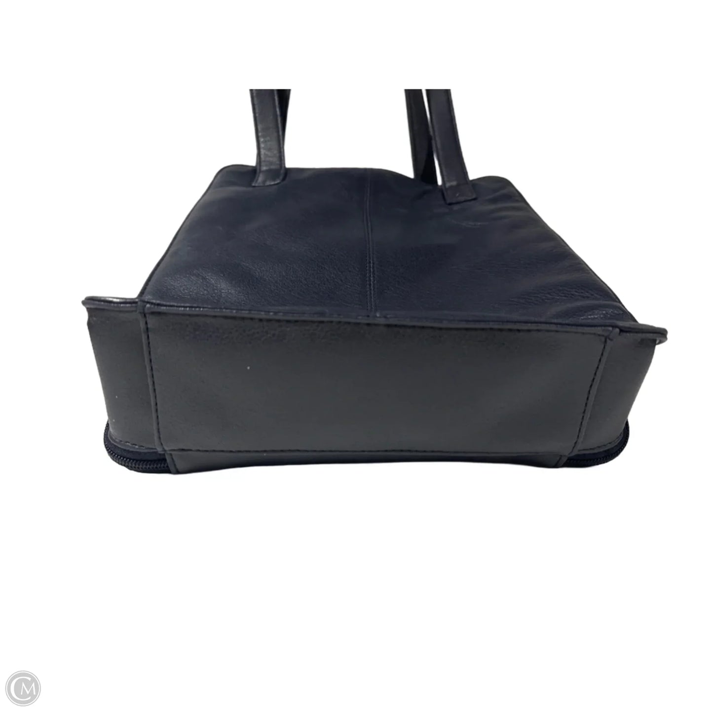 Handbag Leather By Liz Claiborne, Size: Medium