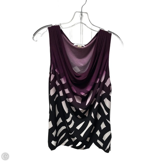 Top Sleeveless By Calvin Klein In Purple, Size: L