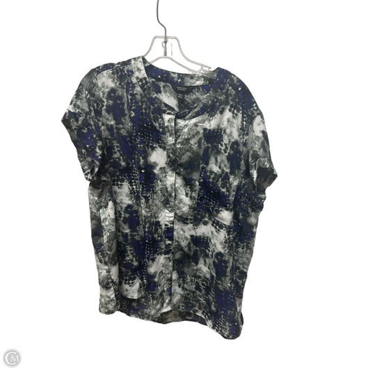 Top Short Sleeve By Simply Vera In Grey, Size: 1x