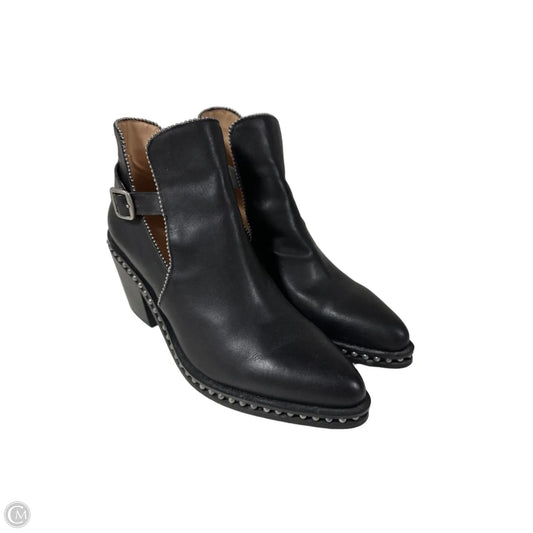Boots Designer By Coach In Black, Size: 9.5
