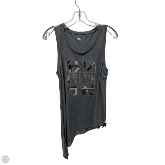 Athletic Tank Top By Xersion In Grey, Size: M