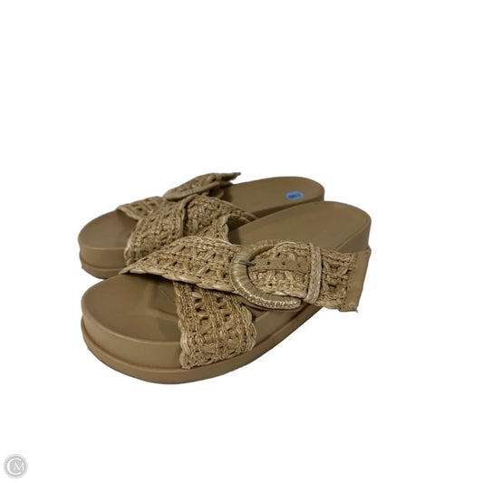 Sandals Flats By Marc Fisher In Tan, Size: 6