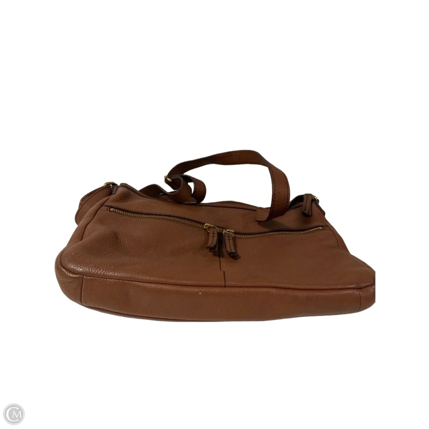 Crossbody Leather By Fossil, Size: Medium