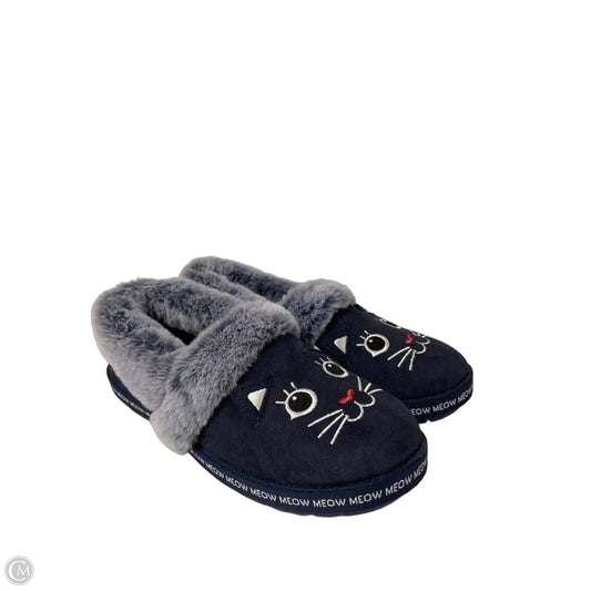 Slippers By Skechers In Blue, Size: 6.5
