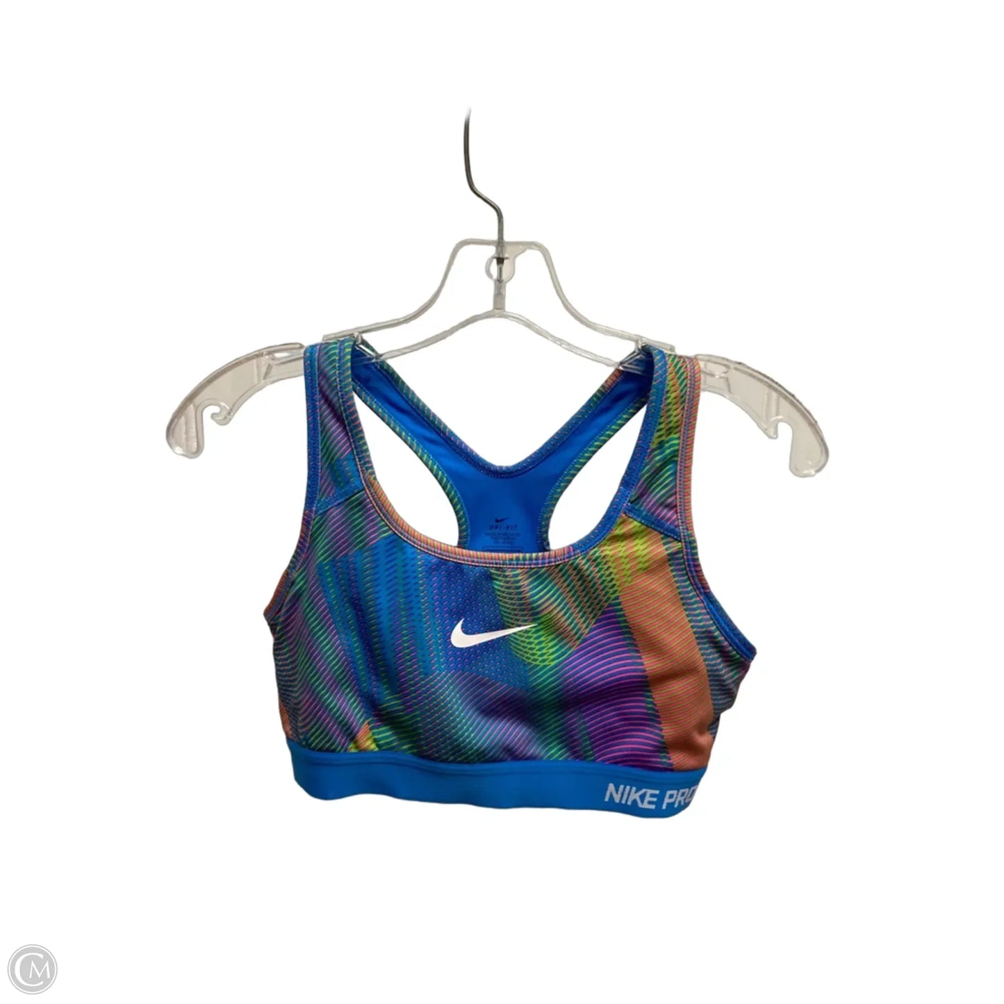 Athletic Bra By Nike In Blue, Size: M