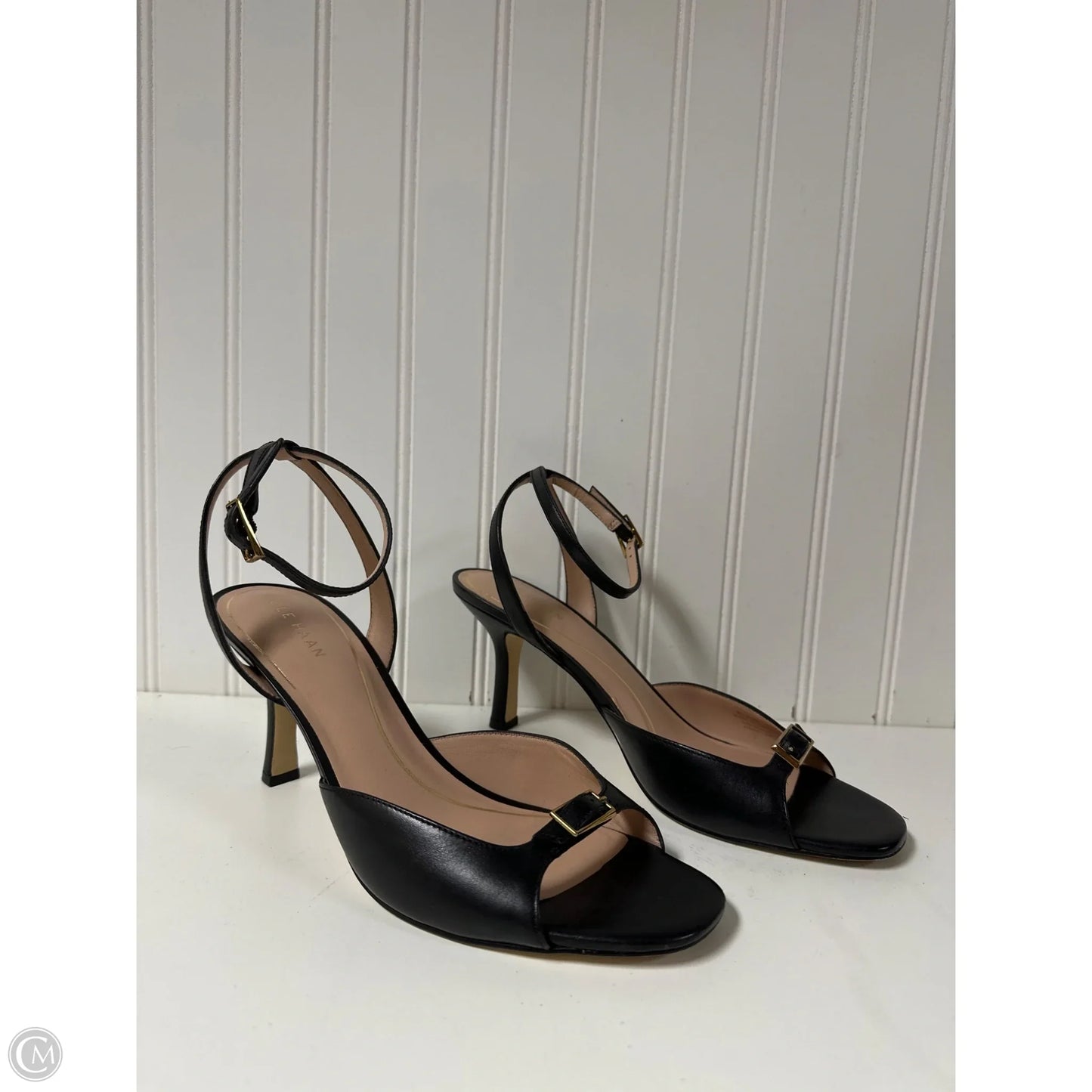 Sandals Heels Stiletto By Cole-haan In Black, Size: 10