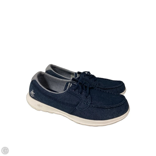 Shoes Athletic By Skechers In Navy, Size: 8