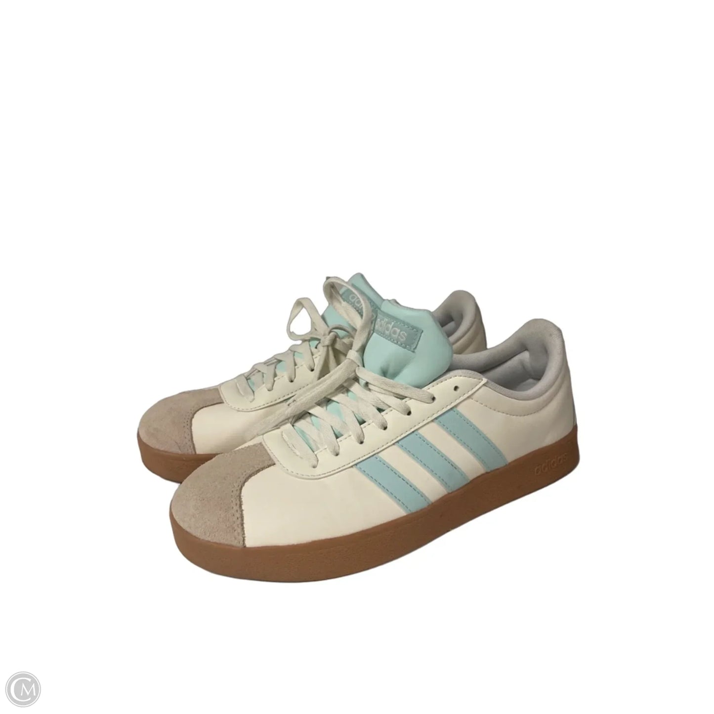 Shoes Athletic By Adidas In Blue & Cream, Size: 9
