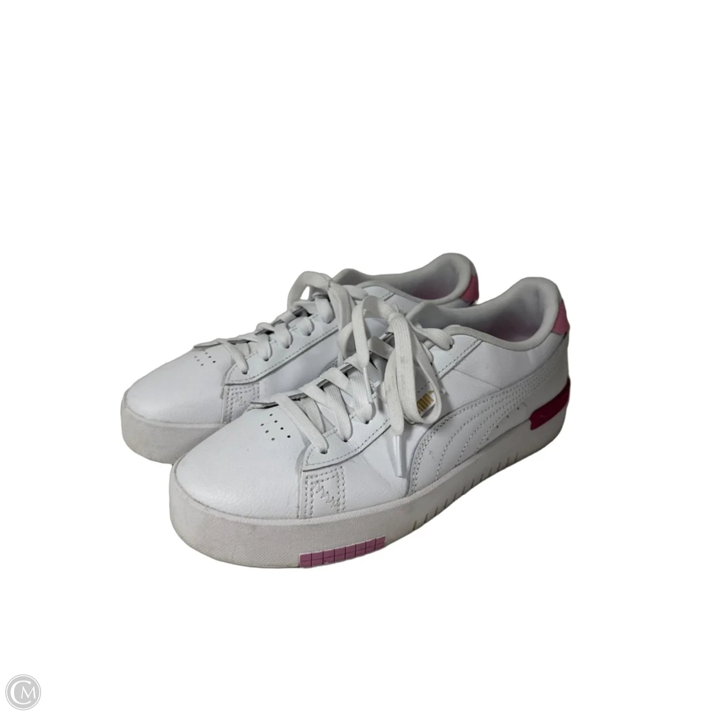 Shoes Athletic By Puma In Pink & White, Size: 10