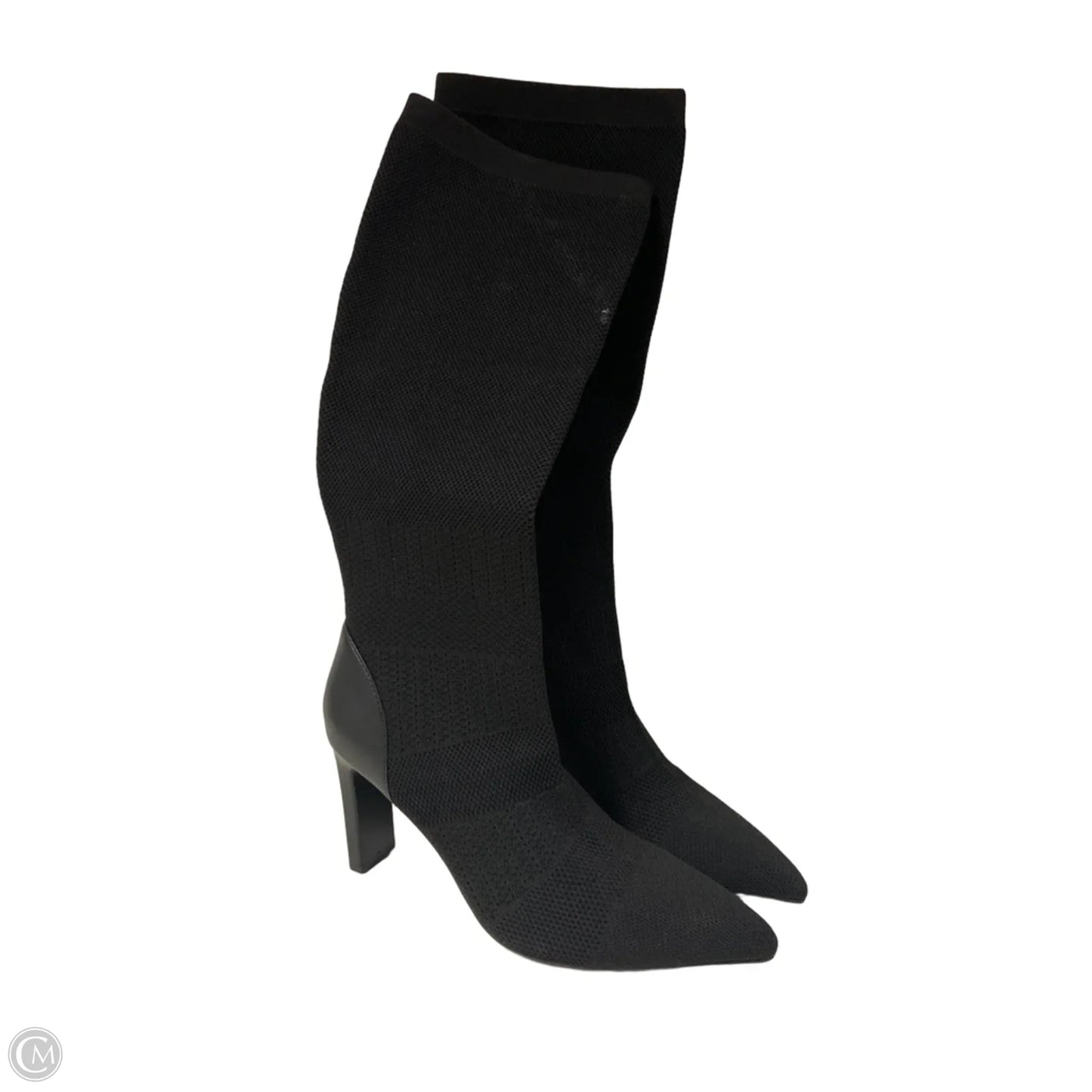 Boots Over-the-knee Heels By Cosy Island In Black, Size: 7