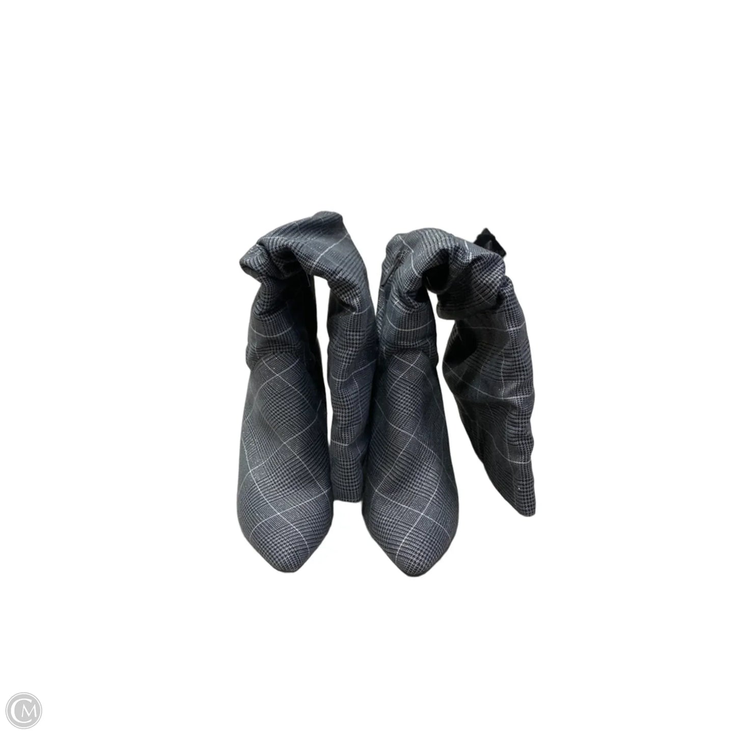 Boots Mid-calf Heels By Clothes Mentor In Grey, Size: 7