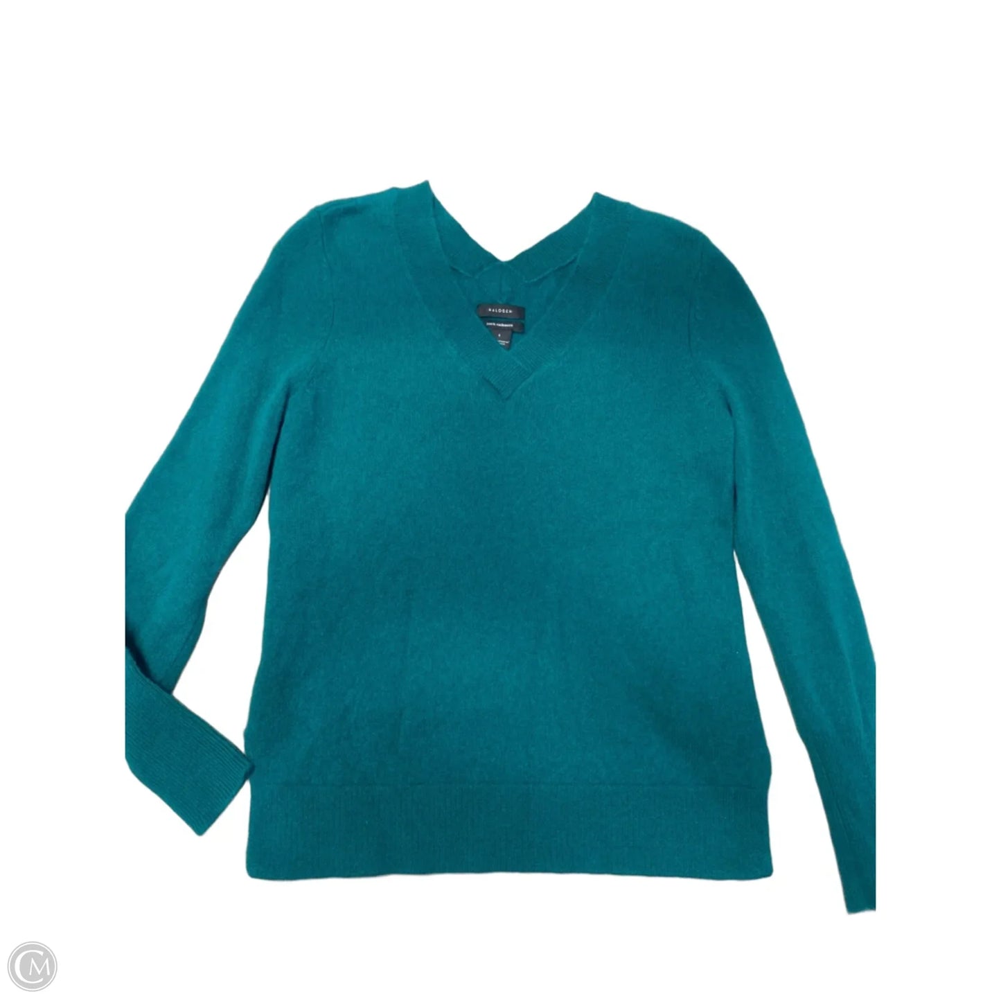 Sweater Cashmere By Halogen In Green, Size: S