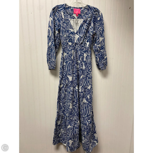 Dress Designer By Lilly Pulitzer In Blue, Size: Xs