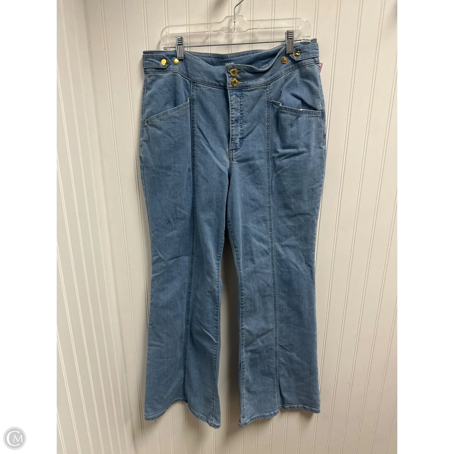 Jeans Boot Cut By Inc In Blue Denim, Size: 16