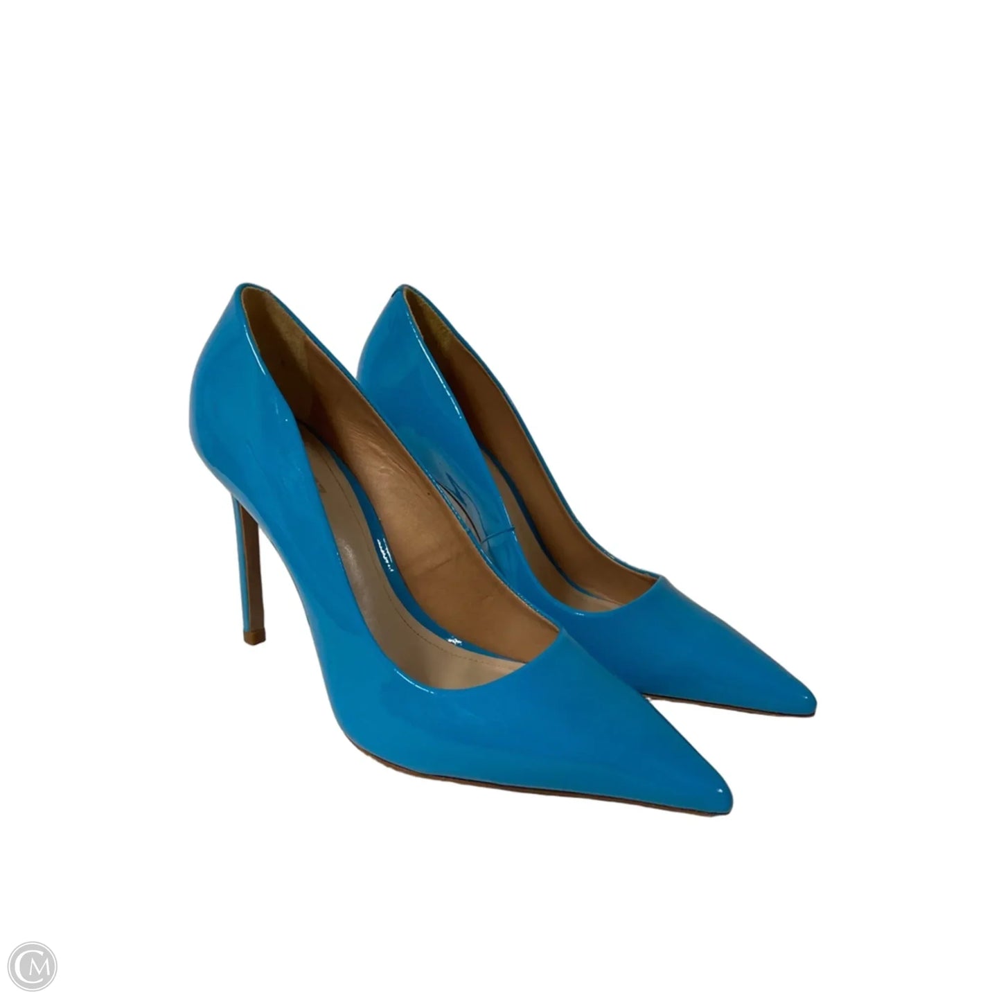 Sandals Heels Kitten By Schutz In Blue, Size: 8.5