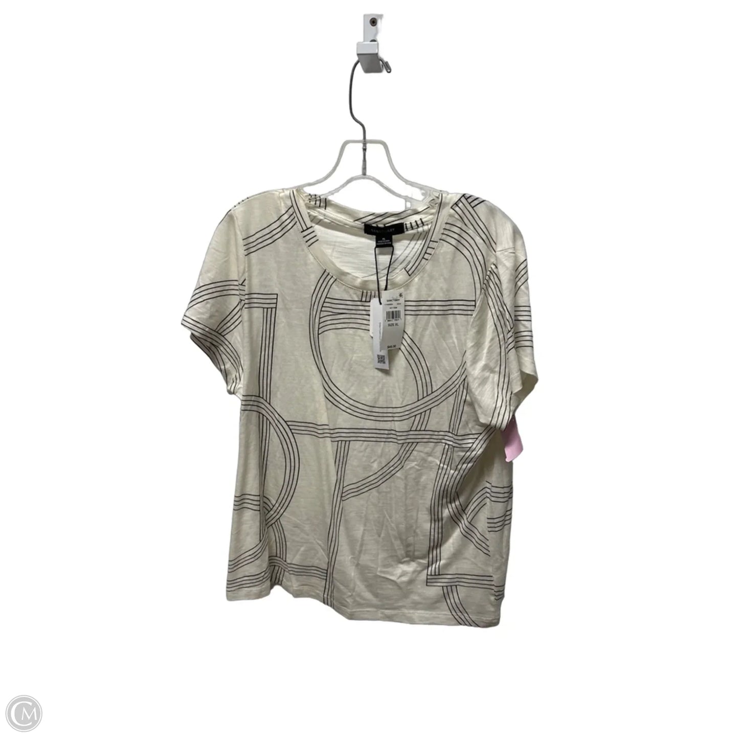 Top Short Sleeve Basic By Sanctuary In Cream, Size: Xl