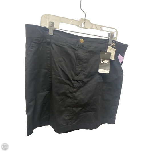 Skort By Lee In Black, Size: 18