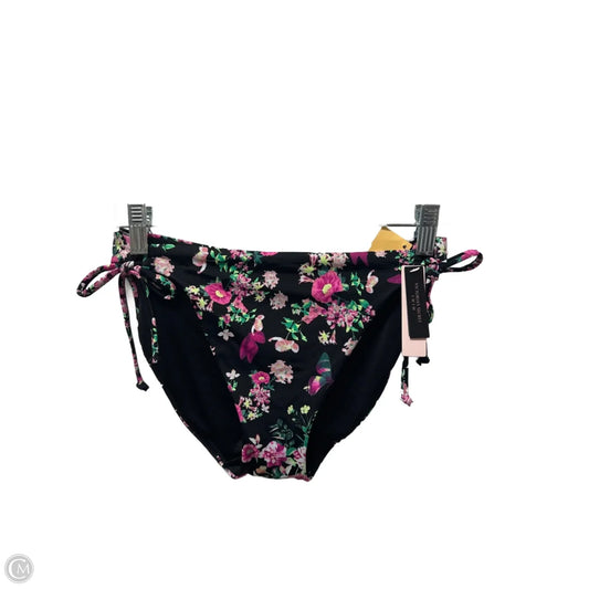 Swimsuit Bottom By Victorias Secret In Floral Print, Size: L