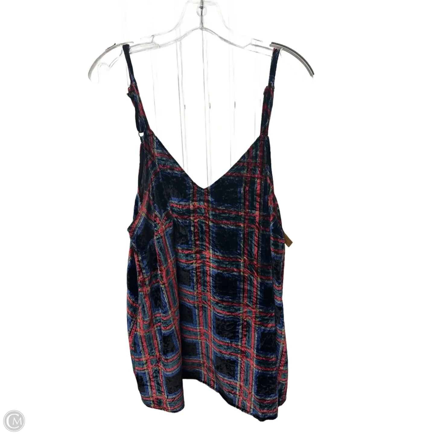 Top Sleeveless By Torrid In Plaid Pattern, Size: 1x