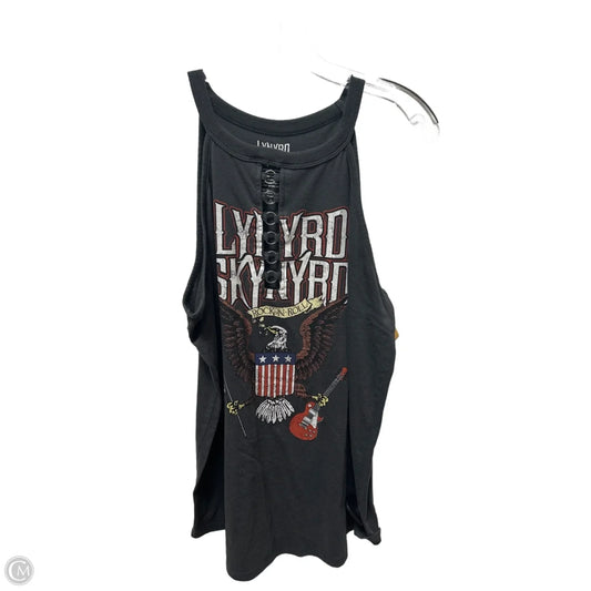 Top Sleeveless By Clothes Mentor In Grey, Size: 1x