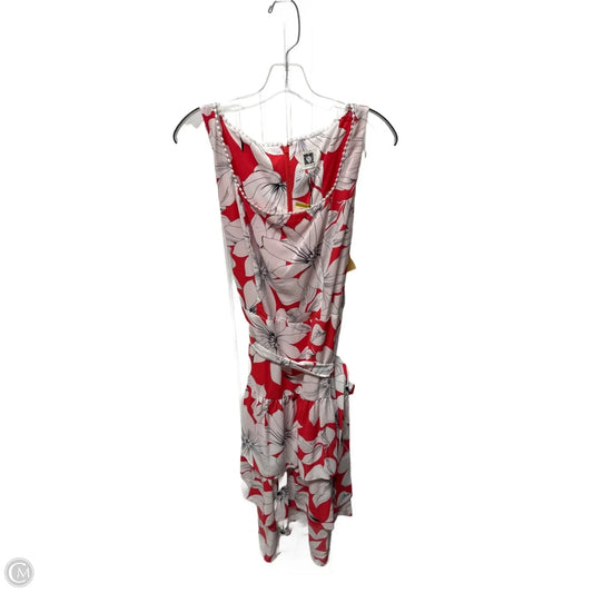 Dress Casual Maxi By Anne Klein In Red & White, Size: 14