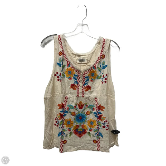 Top Sleeveless By Paparazzi In Multi-colored, Size: L
