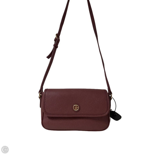Crossbody Leather By Giani Bernini, Size: Medium