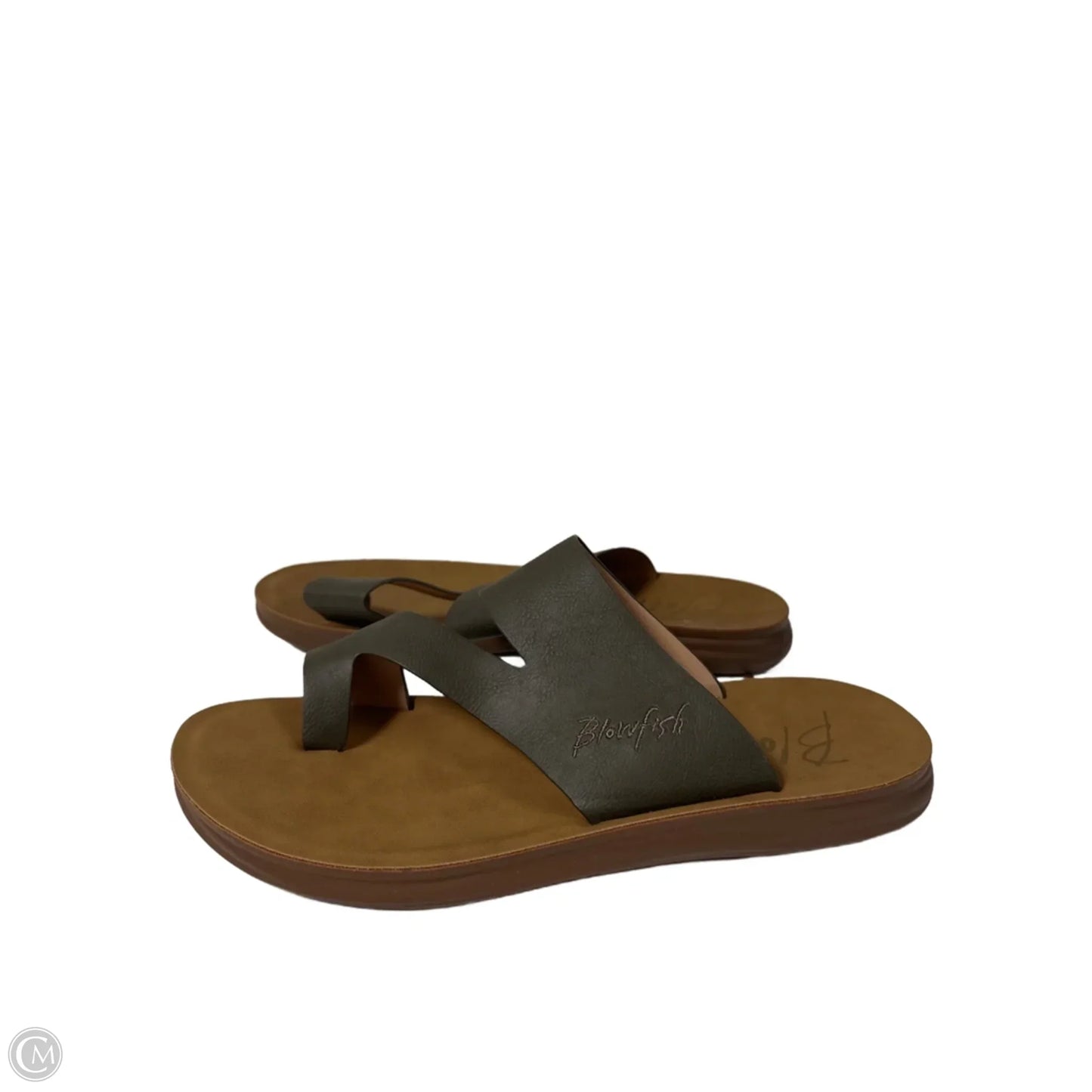 Shoes Flats By Blowfish In Grey & Tan, Size: 8.5