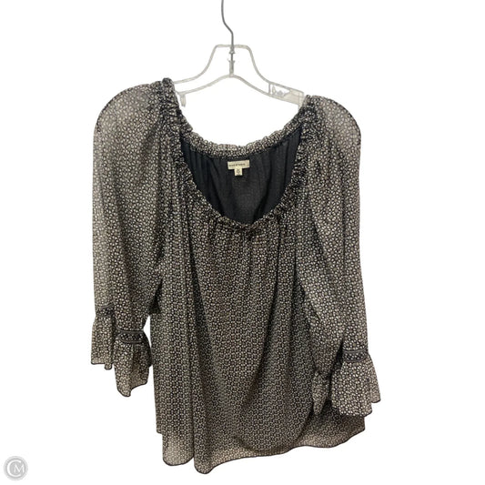 Top Long Sleeve By Max Studio In Multi-colored, Size: 3x