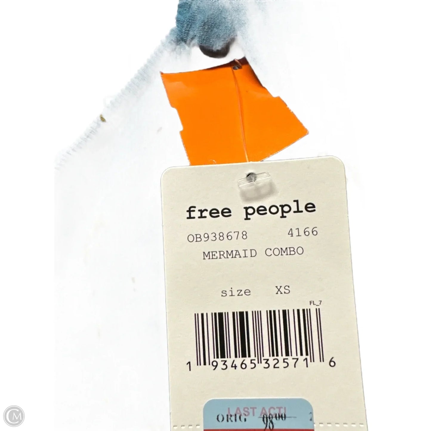 Top Long Sleeve By Free People In Aqua, Size: Xs
