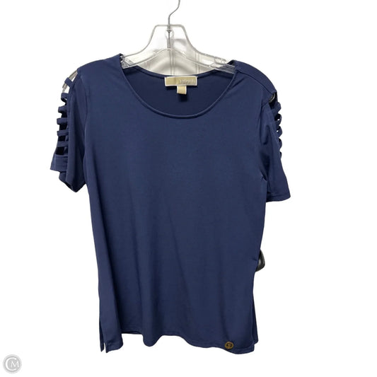 Top Short Sleeve By Michael By Michael Kors In Navy, Size: M