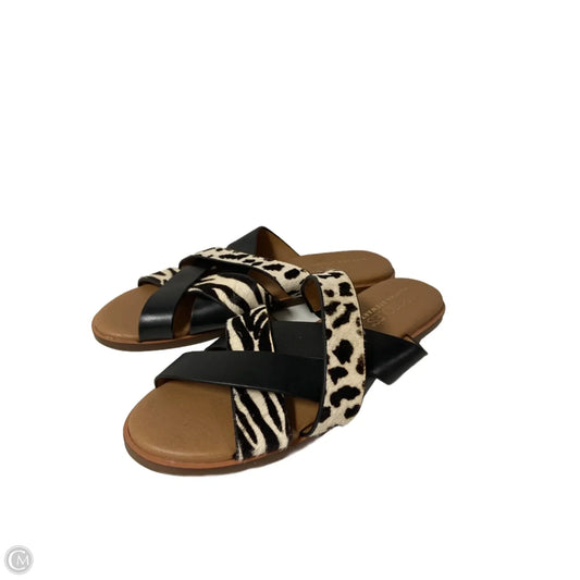 Sandals Flats By Aerosoles In Animal Print, Size: 6.5