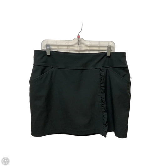 Skort Designer By Lilly Pulitzer In Black, Size: Xl