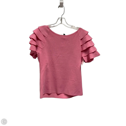 Top Short Sleeve By Carlisle In Pink, Size: M