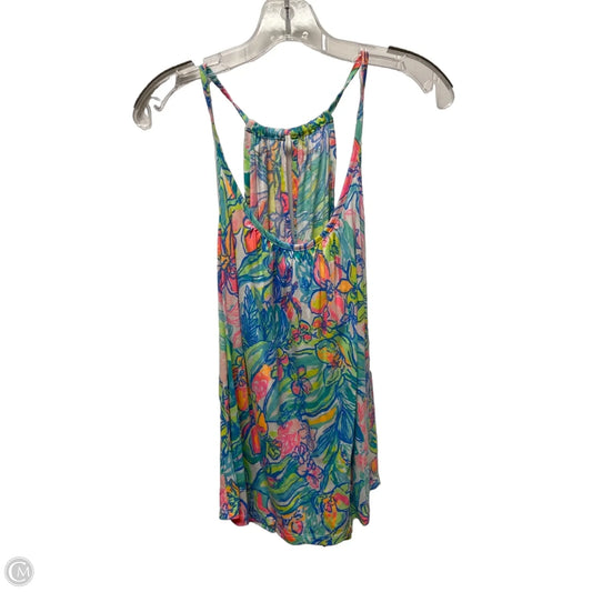 Top Sleeveless Designer By Lilly Pulitzer In Tropical Print, Size: M