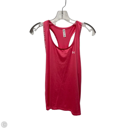 Athletic Tank Top By Under Armour In Pink, Size: L