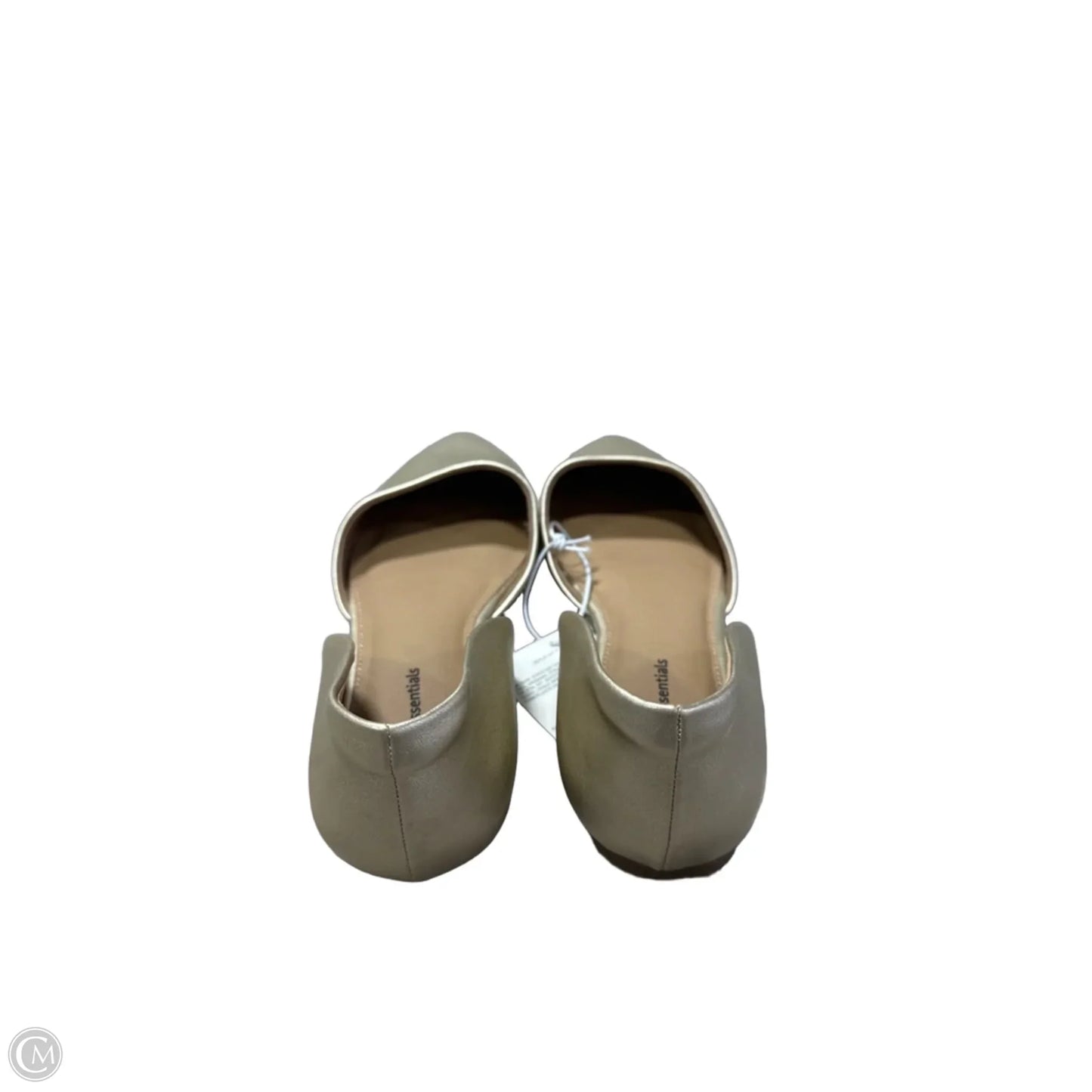Shoes Flats By Amazon Essentials In Gold, Size: 8