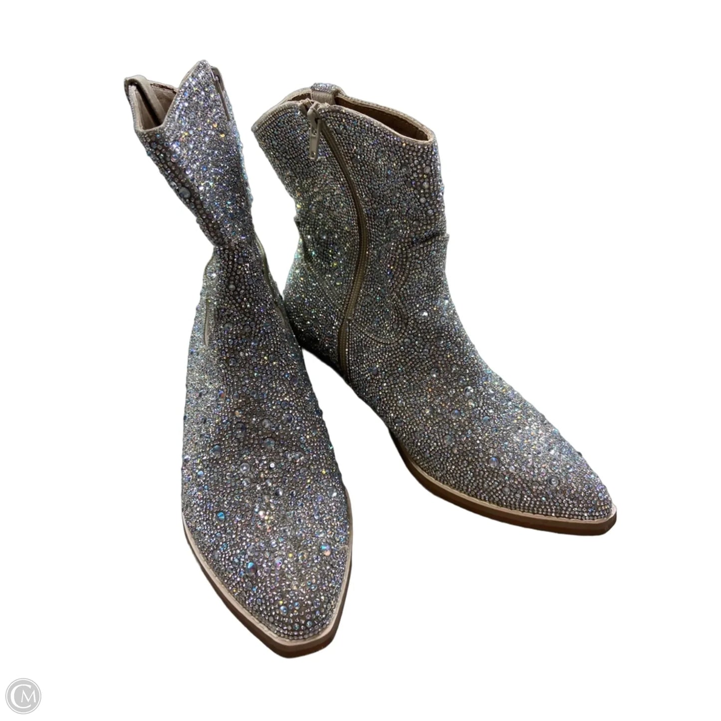 Boots Western By Madden Girl In Silver, Size: 8.5
