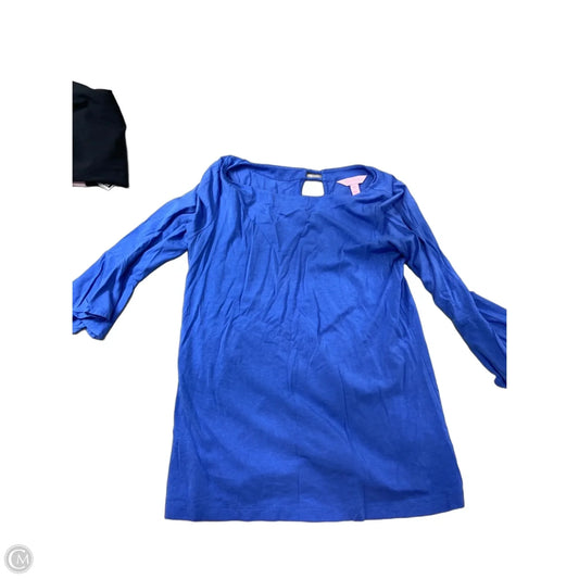 Top 3/4 Sleeve Designer By Lilly Pulitzer In Blue, Size: Xs