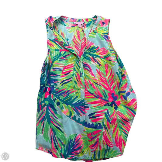 Top Sleeveless Designer By Lilly Pulitzer In Multi-colored, Size: M