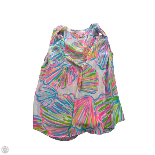 Top Sleeveless Designer By Lilly Pulitzer In Multi-colored, Size: M