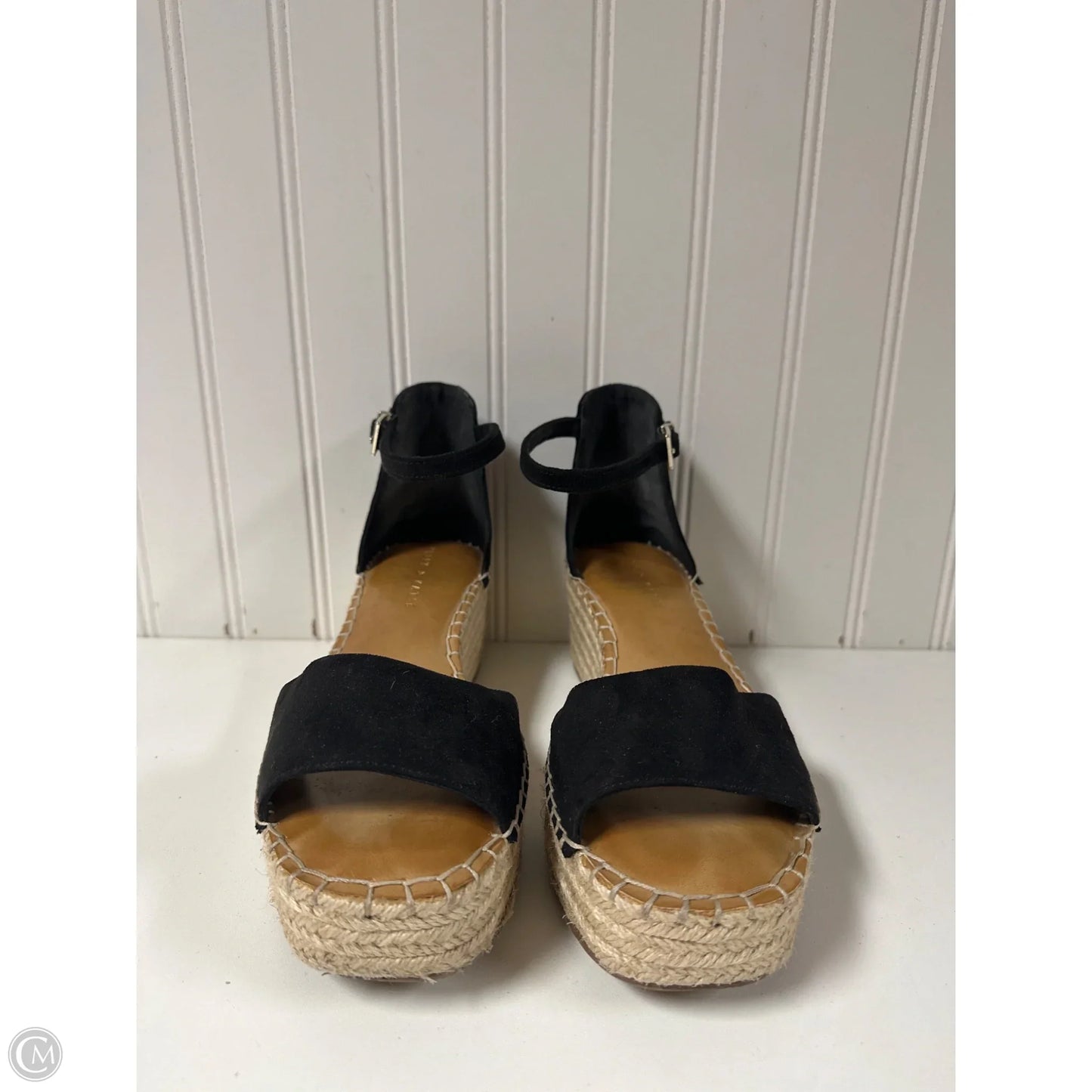 Sandals Heels Platform By Kelly And Katie In Black, Size: 8.5