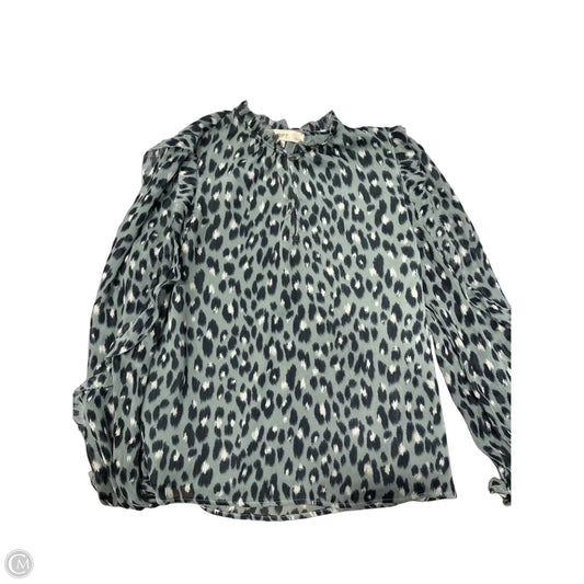 Top Long Sleeve By Loft In Animal Print, Size: Xxs