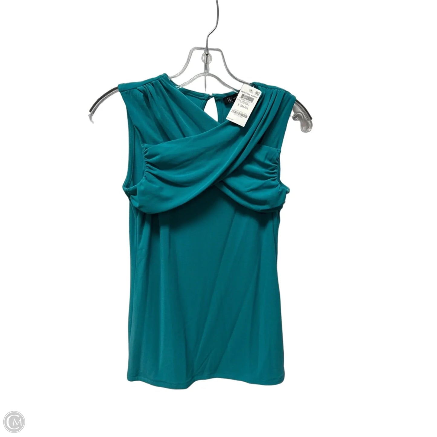 Top Sleeveless By Inc In Teal, Size: Xs