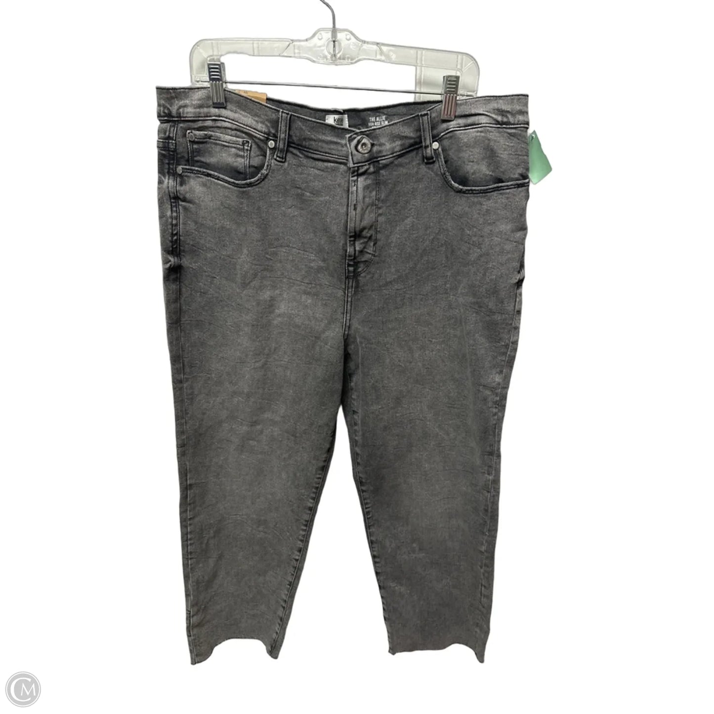 Jeans Straight By Kensie In Black, Size: 18
