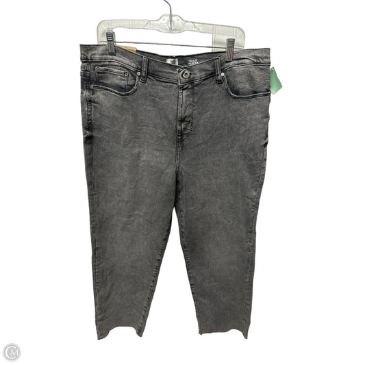 Jeans Straight By Kensie In Black, Size: 18